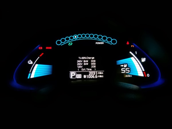2013 LEAF gauges